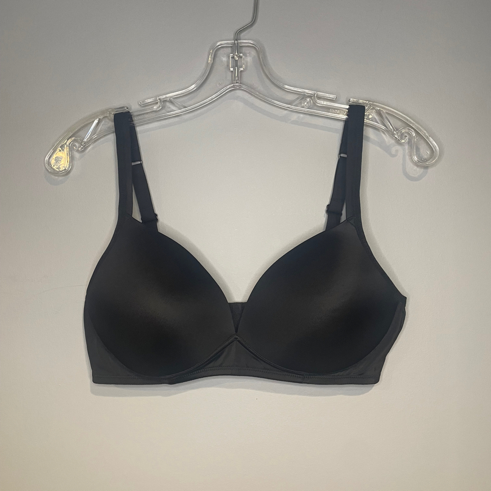 38C Warner's Bra Wirefree Push-Up T-Shirt Wireless Light Lift Black RM4003O